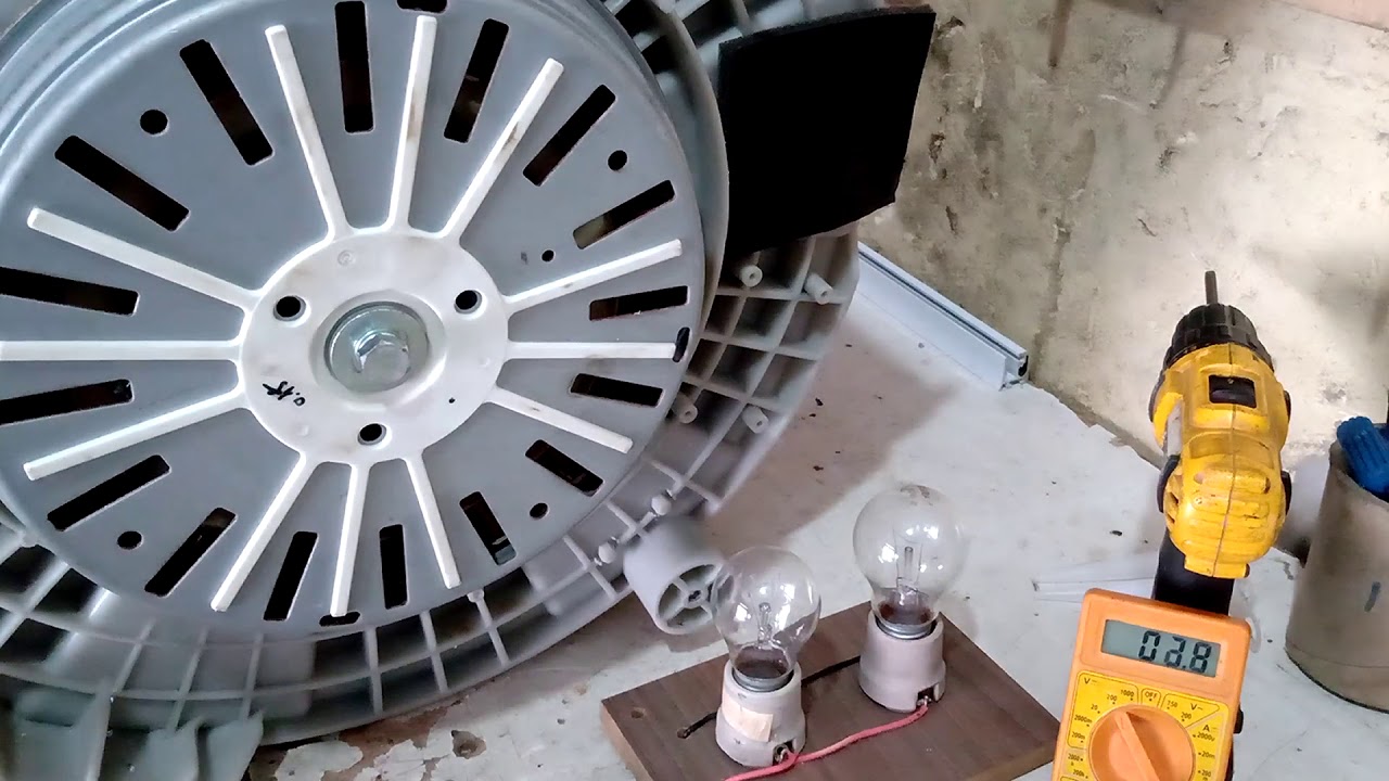 Gerador Eólico Motor Lava Seca 2° Parte