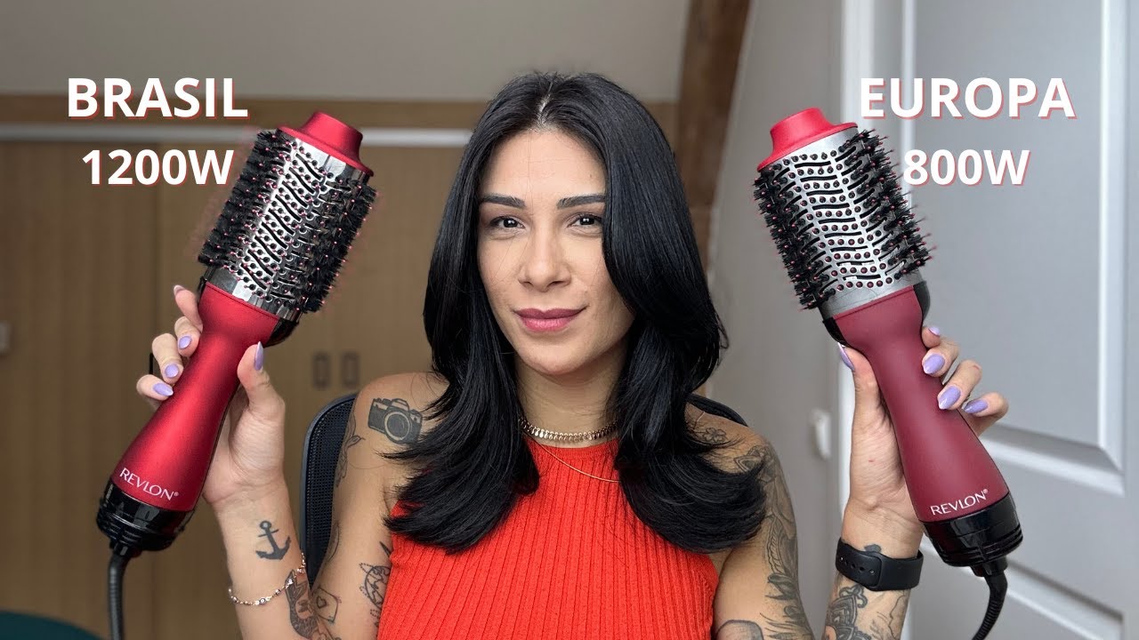 QUAL É A MELHOR ESCOVA SECADORA REVLON TITANIUM BRASILEIRA OU EUROPEIA? | Por @jessicatthings_