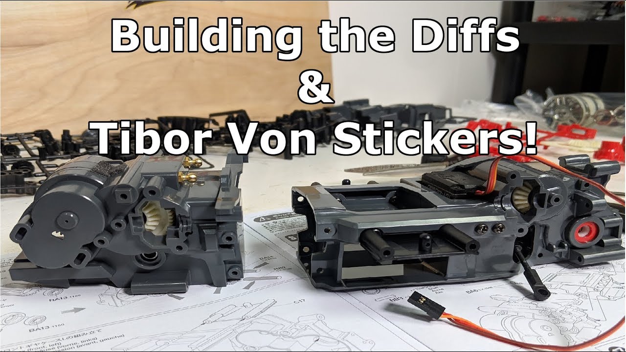 Tamiya Suzuki Jimny Build - Front and Rear Diffs + New Sticker!
