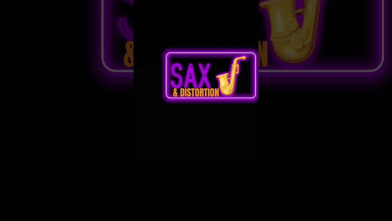 SAX 🎷 DISTORTION 🎵 (real saxophone not synth) #saxophone #sax #jazz #edm #metal