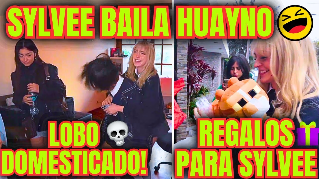 SYLVEE ZAPATEA CON EMET GLOGLO Y MARY🤣+ CANCION CALAVERA💀+ DIBUJITO LE DA REGALOS A SYLVEE😯