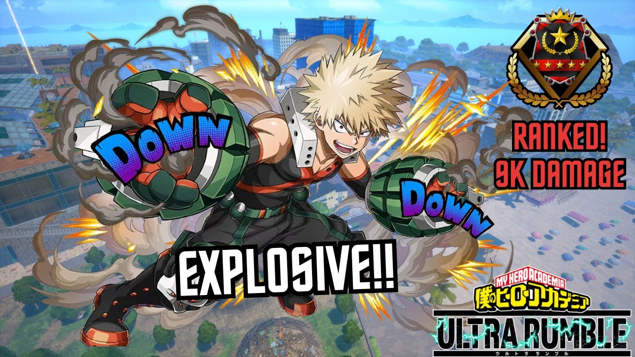 Explosive Carnage with Rapid Bakugo In Ranked!! In My Hero Ultra Rumble!