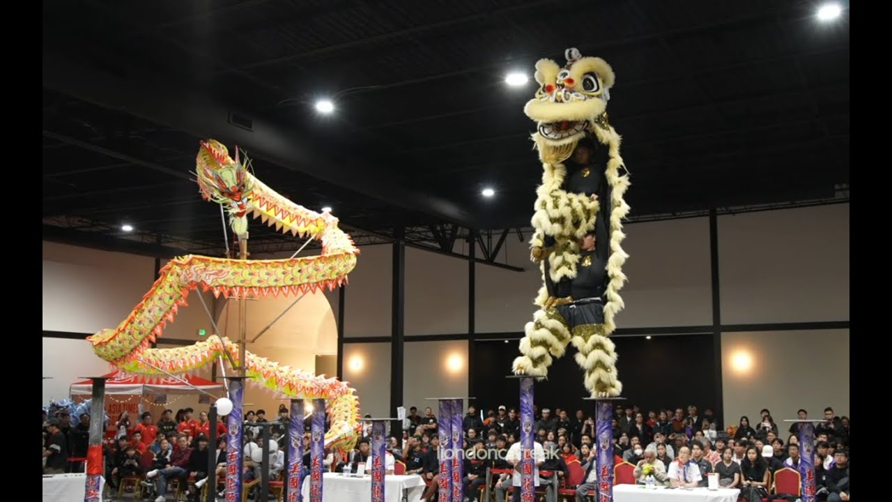 Houston Hong Teck Team 1 - 2024 USA High Pole Lion Dance Championship