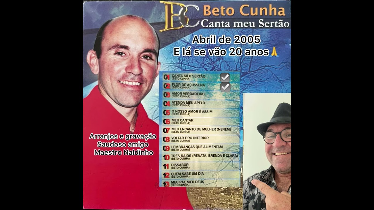 Flor de Açucena (Beto Cunha) 20 anos 🤜🤛