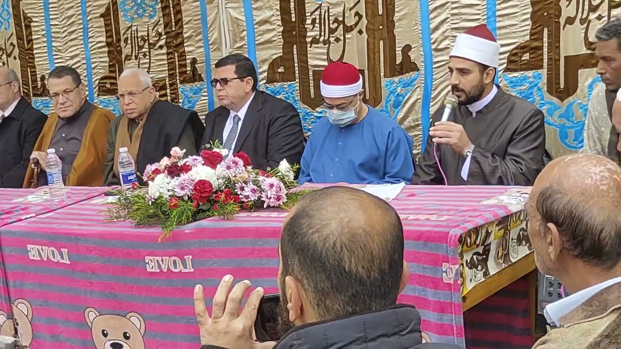 الأستاذ وليد العاصي تقديم حفل معاش الحاج جمال موسي