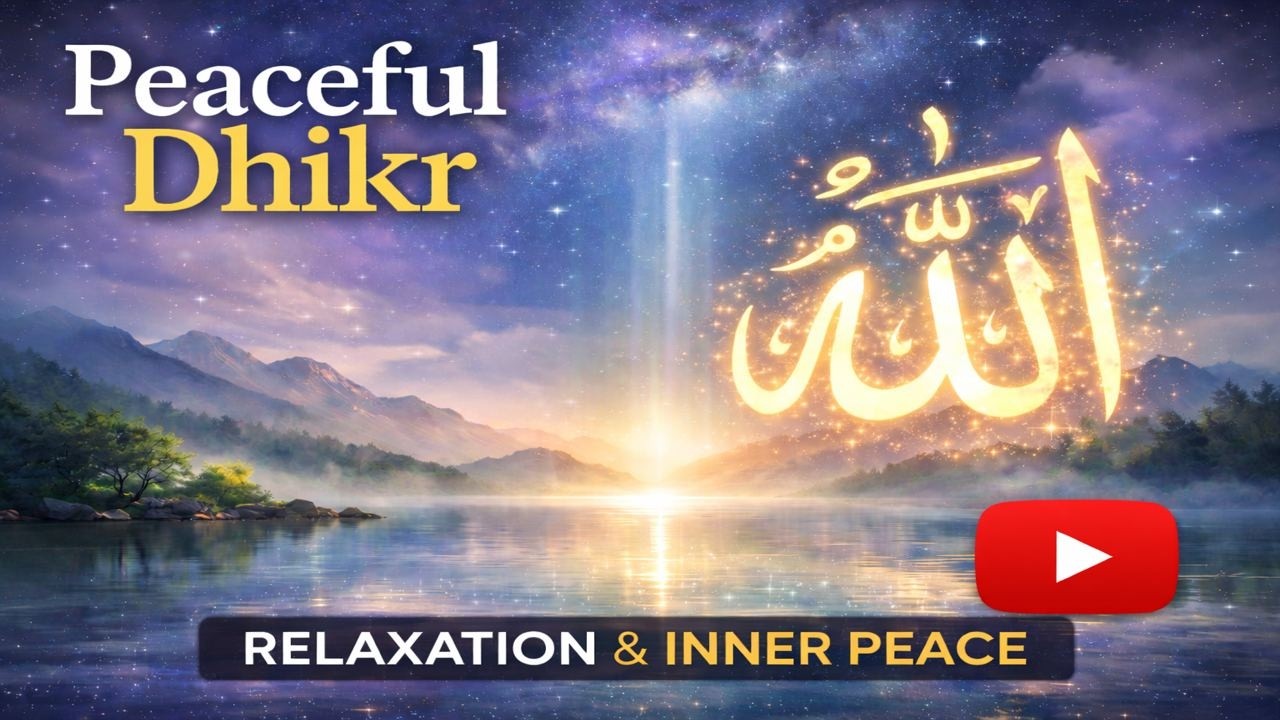 Peaceful Dhikr for Deep Calm 🌙 Calming Islamic Remembrance | Relax, Heal & Sleep Better