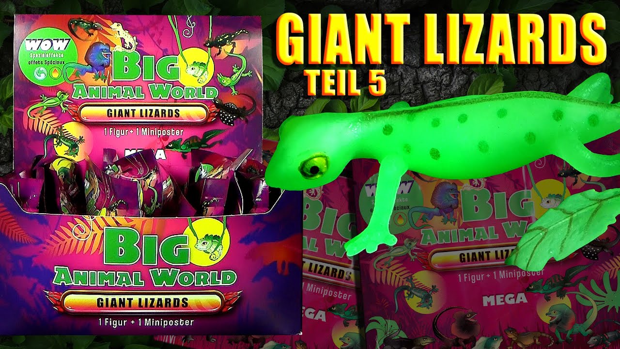Big Animal World -  Giant Lizards / Riesige Eidechsen - Teil 5 - Farbwechsel & Glow in the Dark