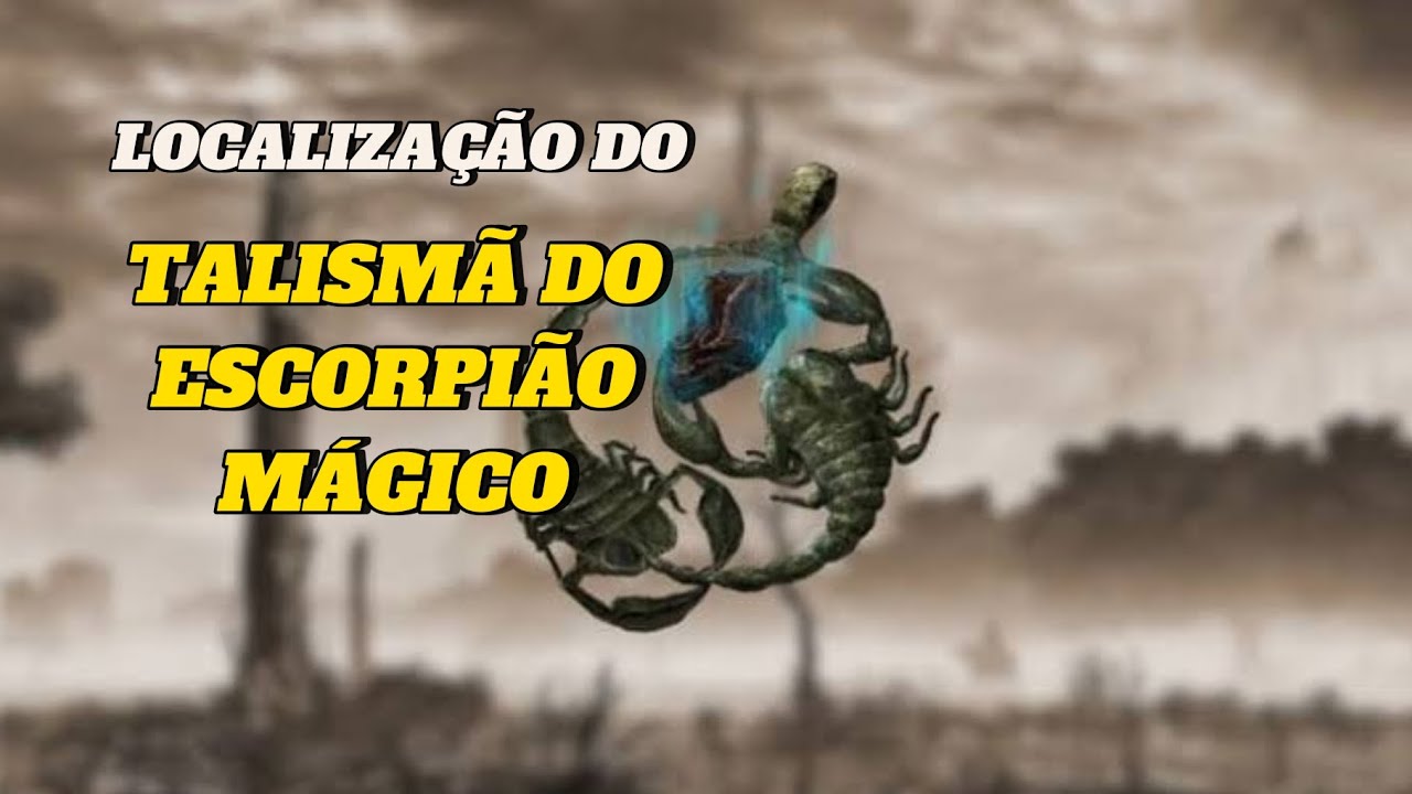 LOCALIZAÇÃO E COMO CONSEGUIR O TALISMÃ DO ESCORPIÃO MÁGICO - ELDEN RING
