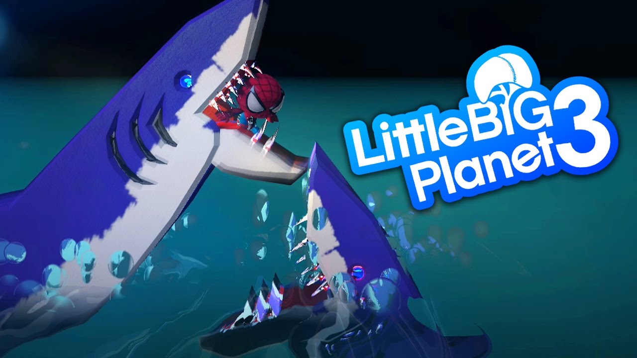 LittleBigPlanet 3 - SHARK ATTACK - Hunt for the MEGALODON SHARK | EpicLBPTime