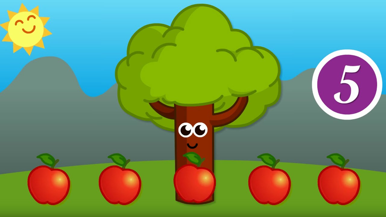 Cinc pometes té el pomer 🍎 Cançó infantil amb lletra