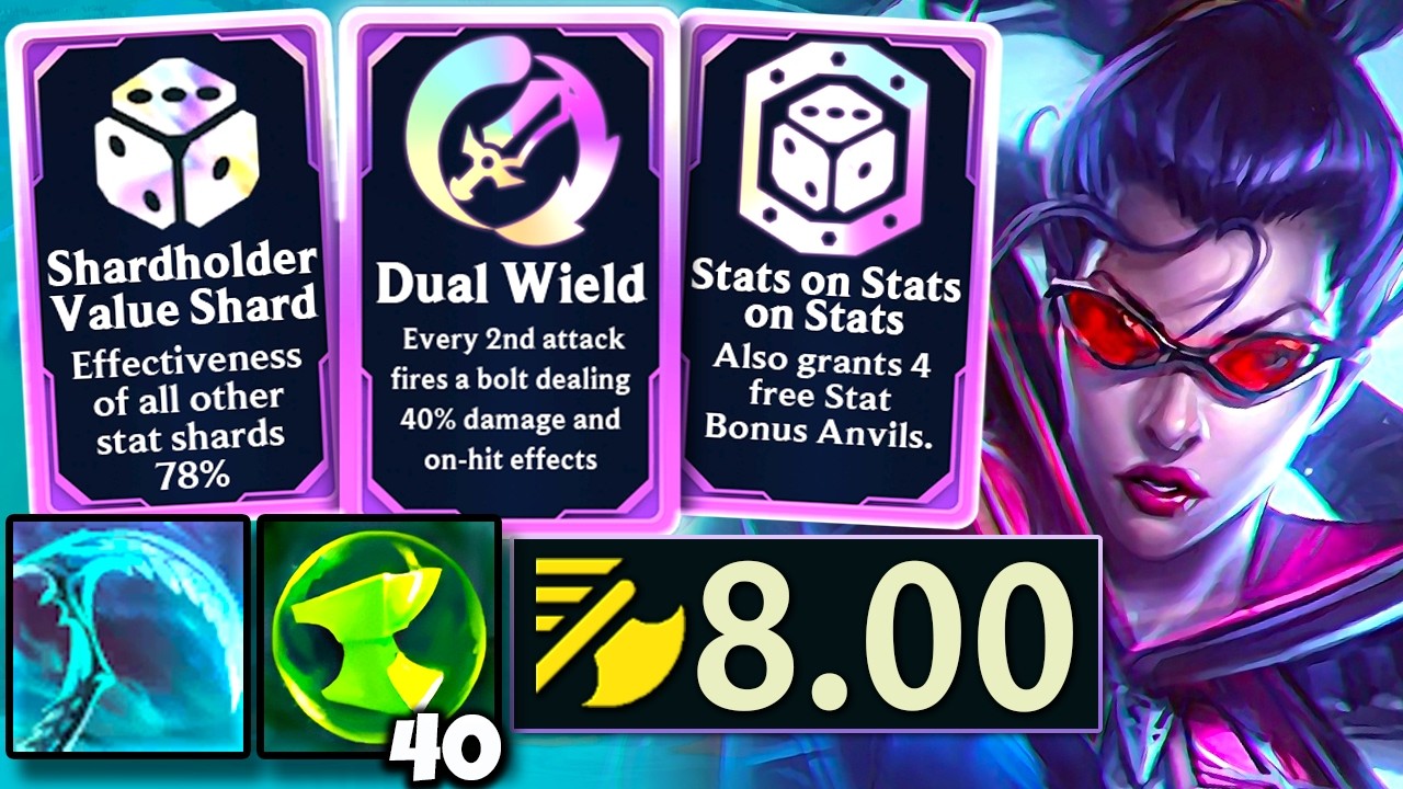 Insane Anvil Run - 8.0 Attack Speed Vayne: 3000+ True Damage Per Second
