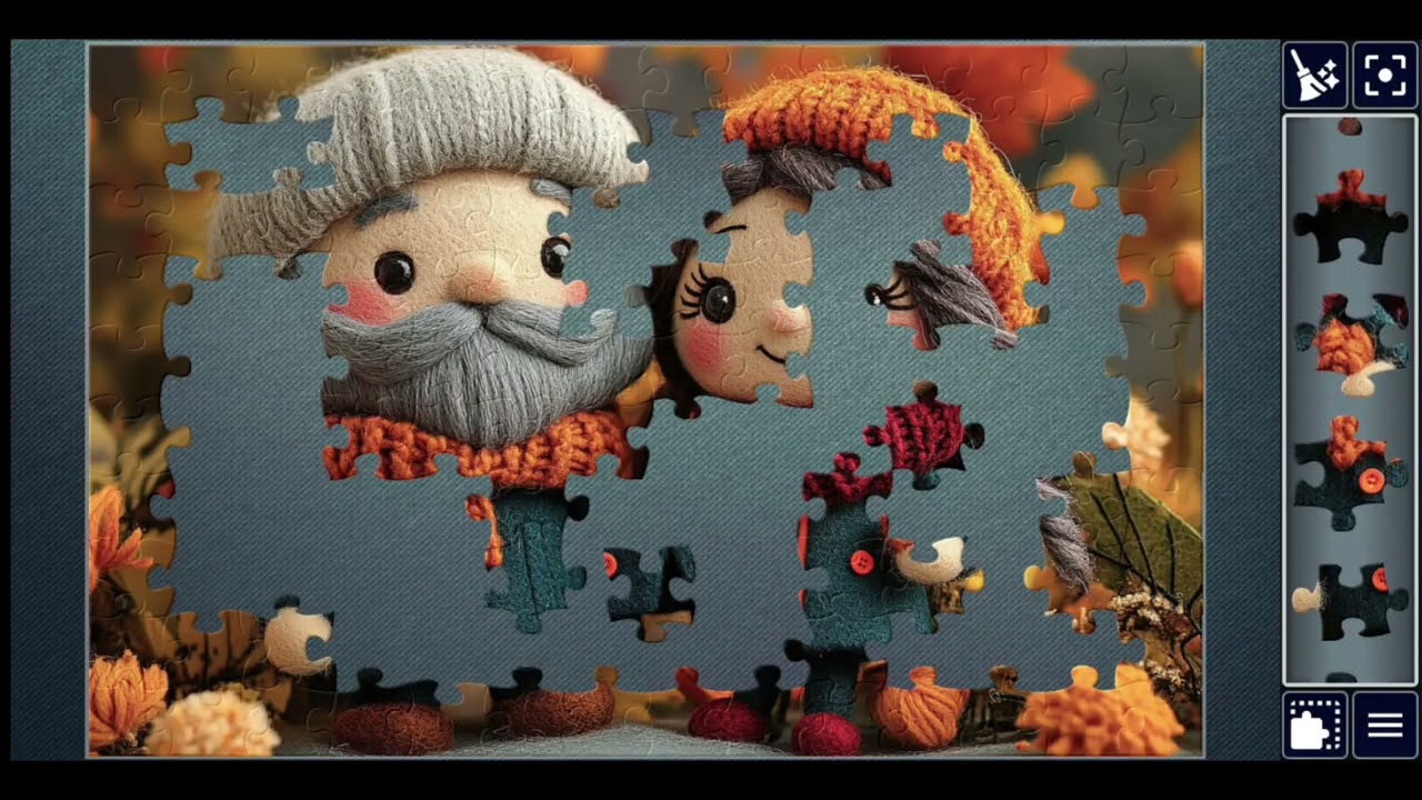 Cute Christmas Duo🥰🎉💞🤡🌿jigsawpuzzle 🧩🧩//#viralvideo #videos @jigsawpuzzle667 
