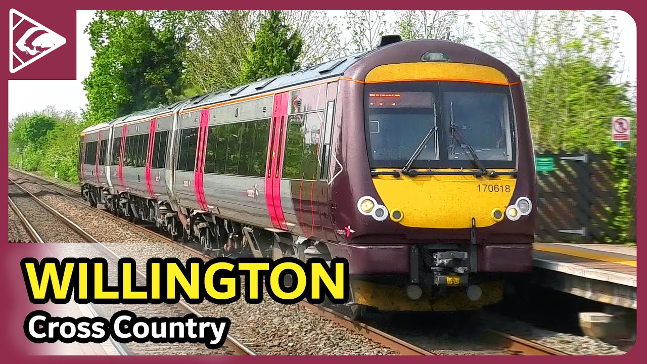 Trains at Willington 06/05/2024