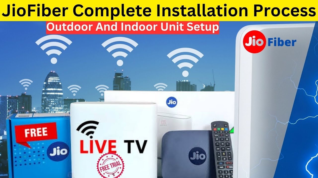Jio Fiber Complete Installation Process || Jio Fiber Broadband || Free Jio Fiber Connection 