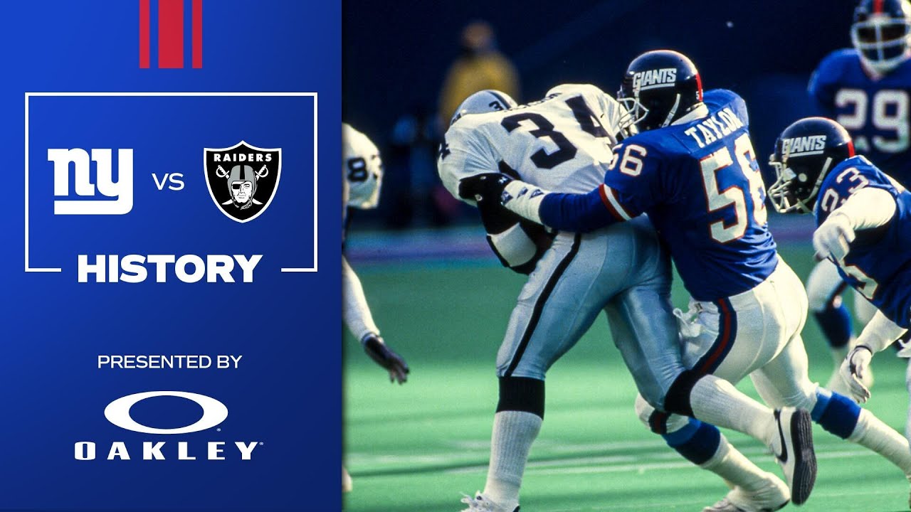 2021 Schedule Preview: Giants vs. Raiders History | New York Giants