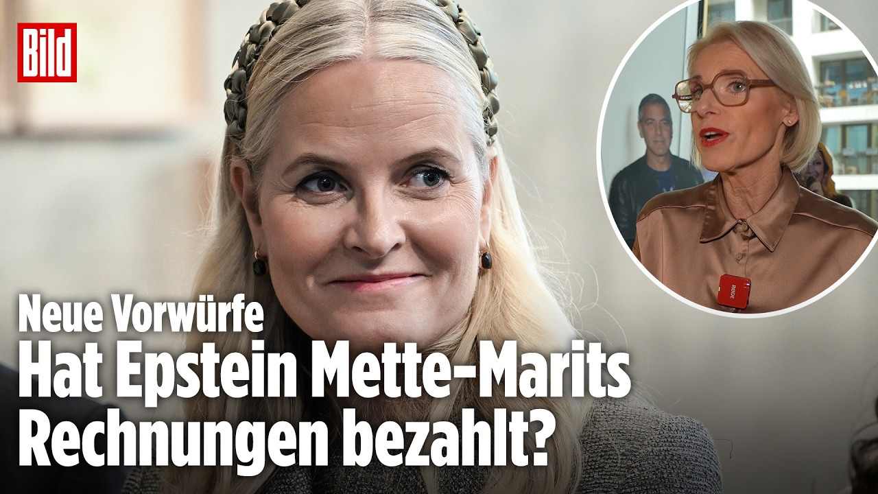 NEUE VORWÜRFE GEGEN METTE MARIT: Hat Jeffrey Epstein Rechnungen dar Kronprinzessin bezahlt?