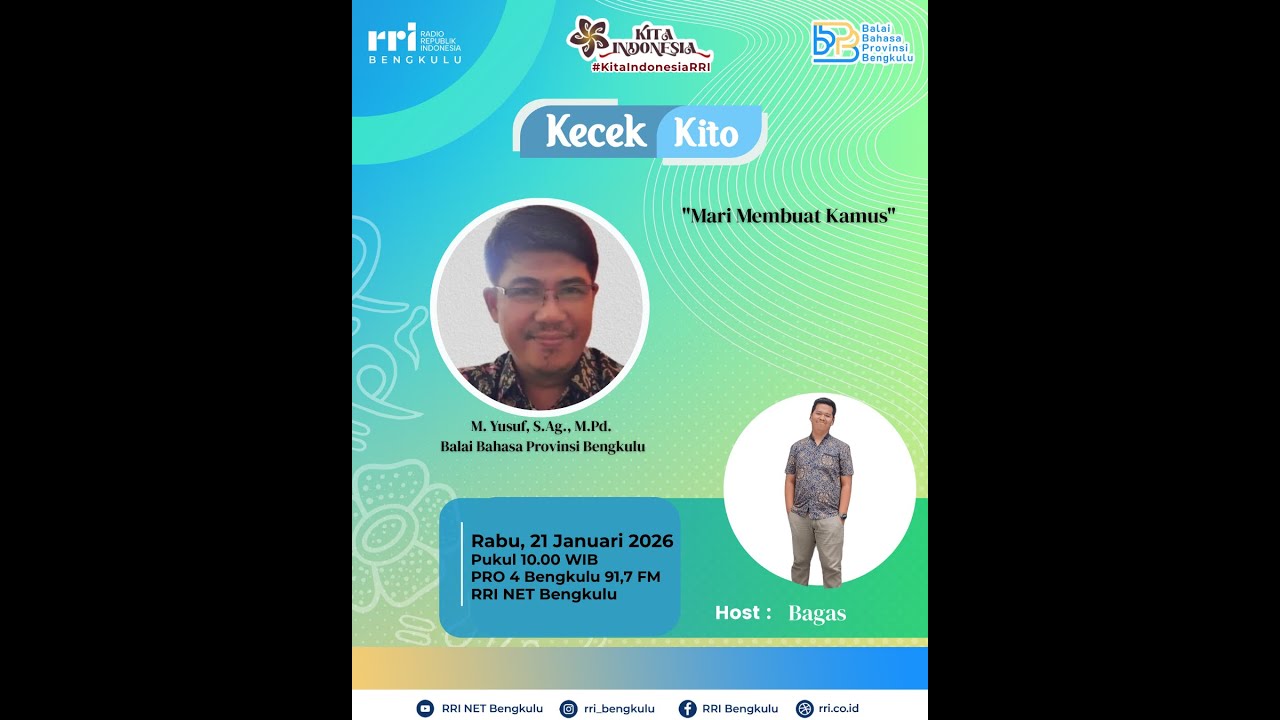KECEK KITO | MARI MEMBUAT KAMUS | EDISI 21 JANUARI 2026
