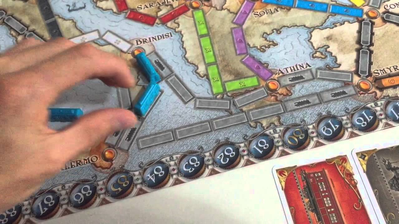 Ticket to Ride Europa - como jogar