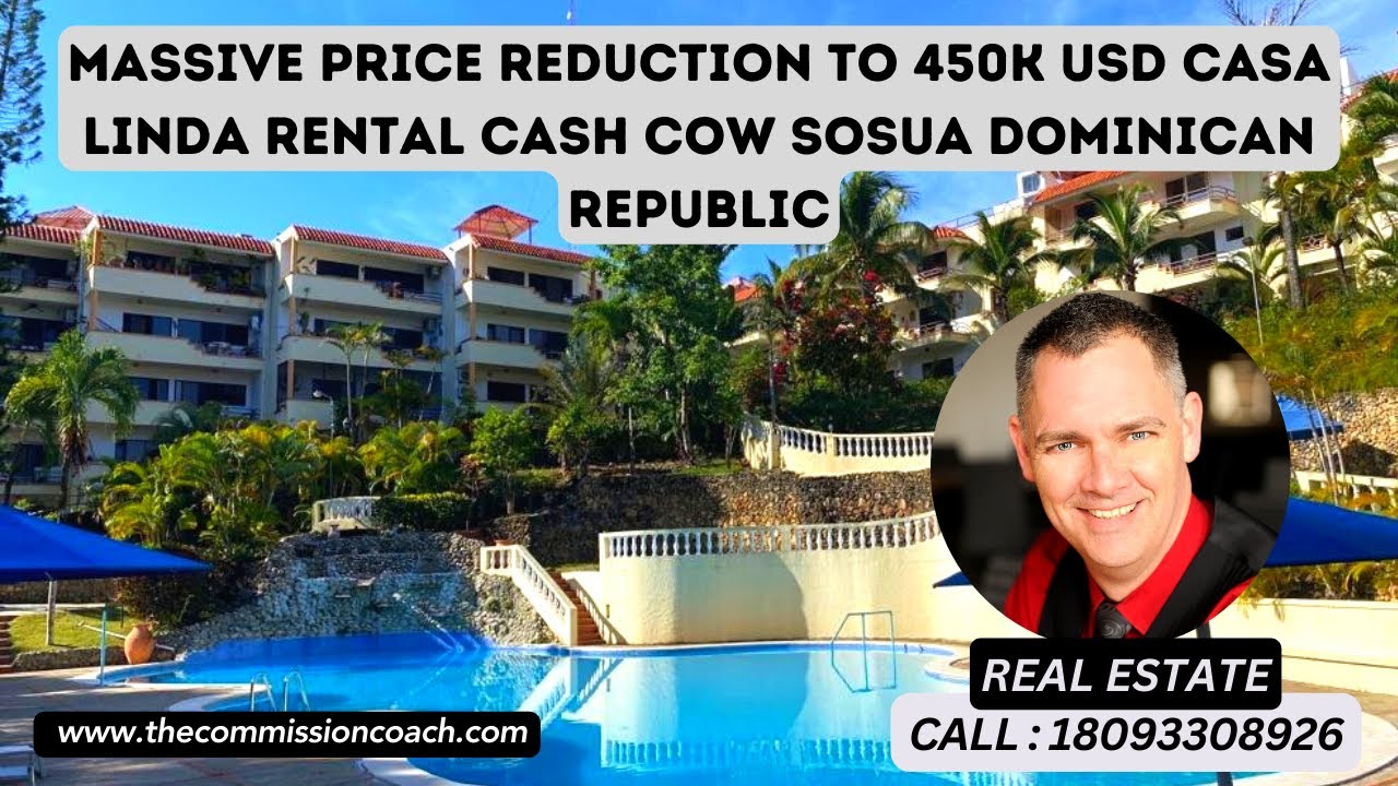Massive Price Reduction to 450K USD Casa Linda Rental Cash Cow Sosua Dominican Republic