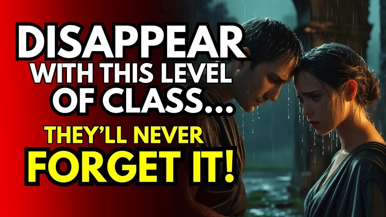 Disappear with THIS Level of Class    They’ll Never Forget It   Carl Jung & Stoicism