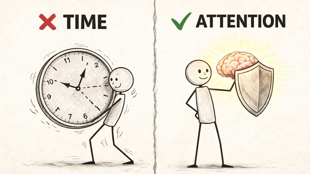 Stop Managing Time. Do This Instead