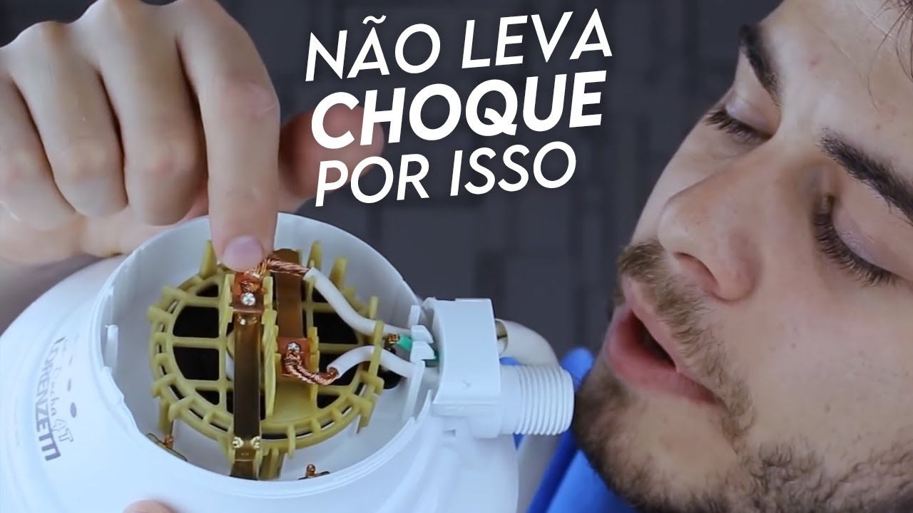É Por esse Detalhe que Você NÃO Leva Choque no Banho