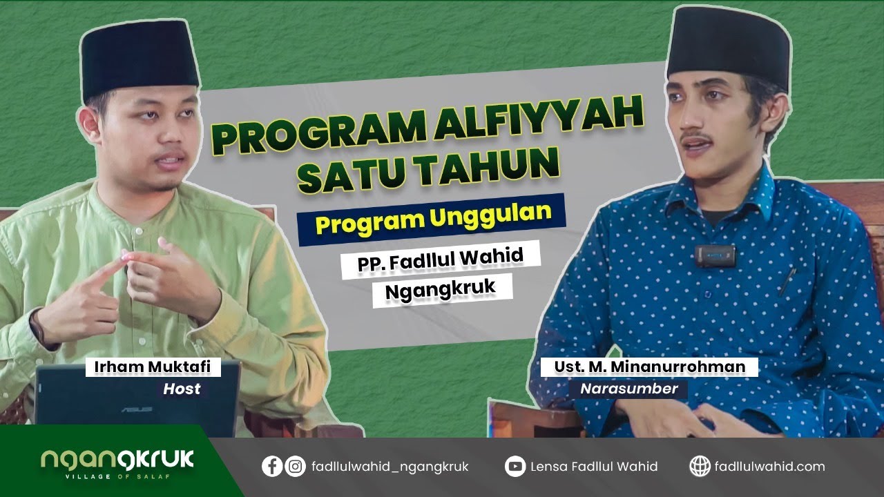 Satu Tahun Hafal Alfiyyah ibnu Malik 1002 Nadhom? | Program Unggulan PP. FADLLUL WAHID NGANGKRUK