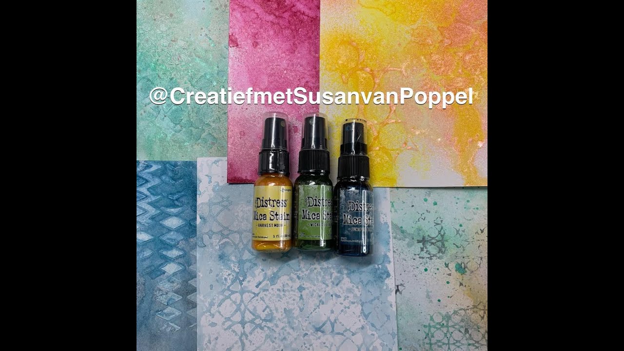 Demodag inkten en sprays 2; Mica Stain Sprays