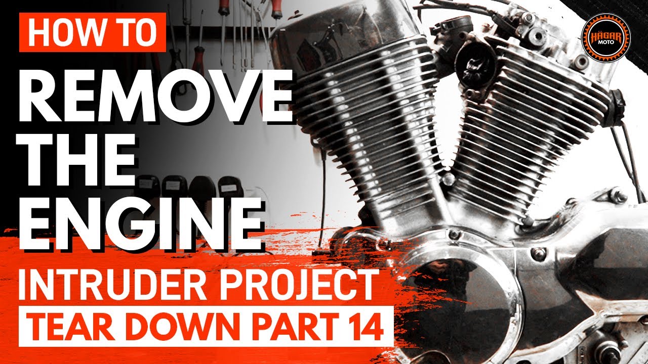 Suzuki Intruder VS1400: Remove Engine - Tear Down Part 14