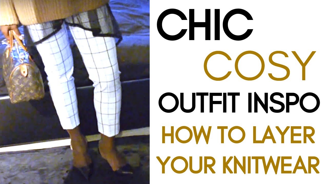 HOW TO STYLE OVERSIZED SWEATERS | KNITWEAR LAYERING IDEAS