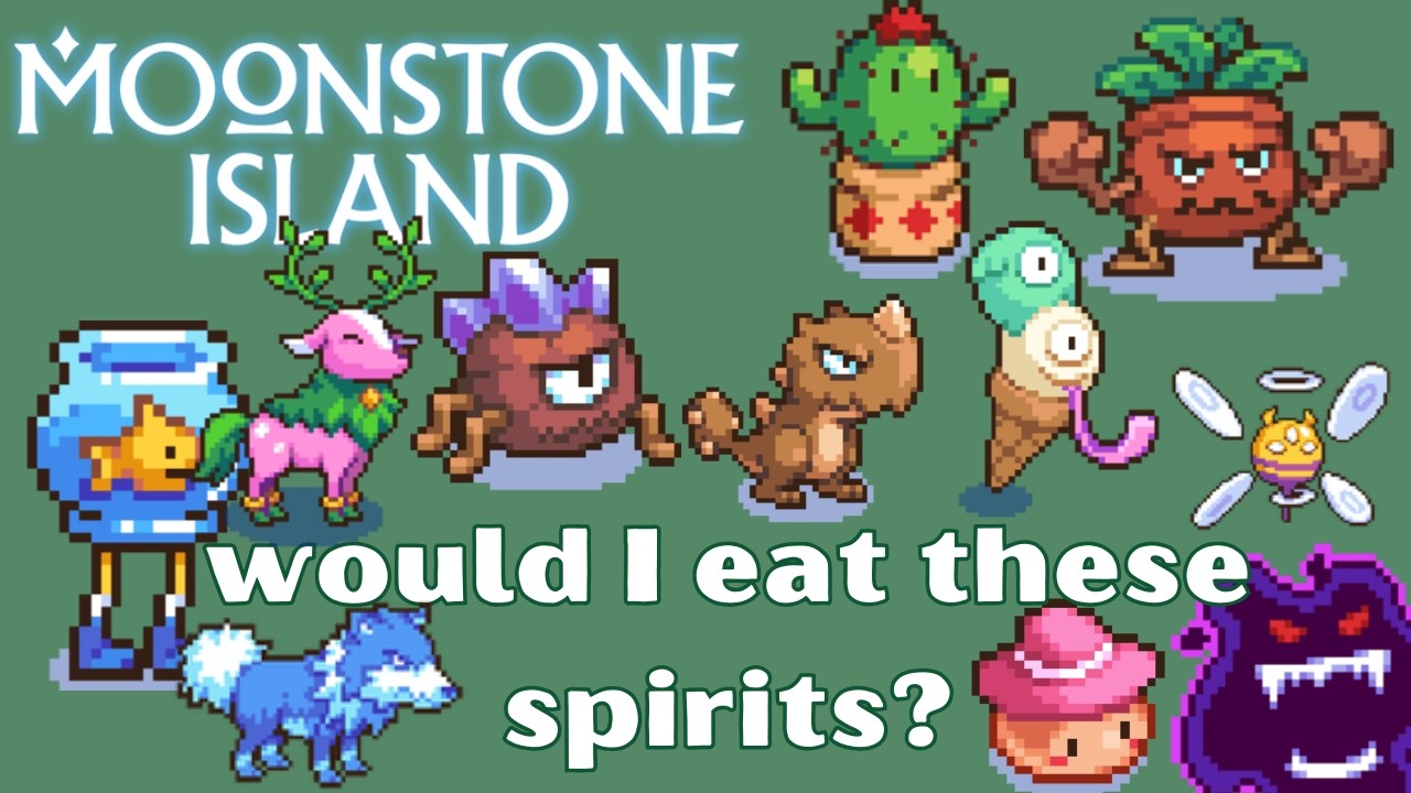 Ranking How Edible Every Moonstone Island Spirit Is 😳🫣
