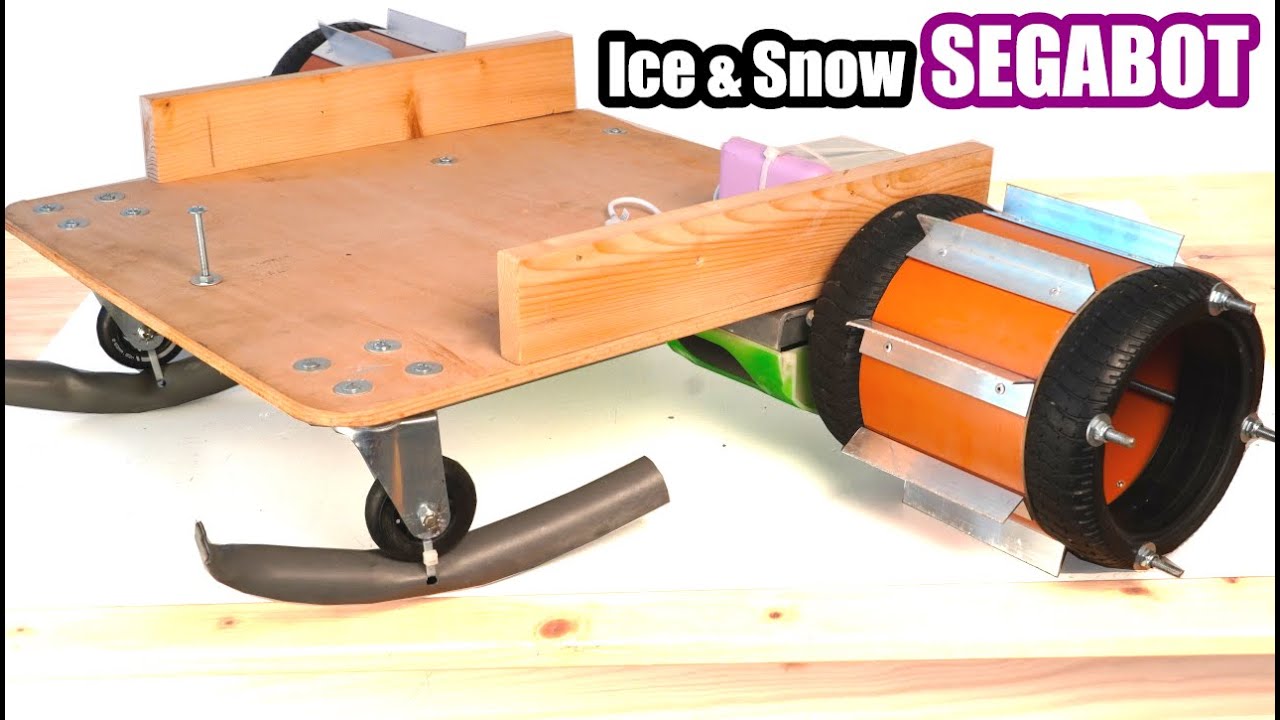 SNOWMOBILE from Hoverboard - SEGABOT on Ice & Snow