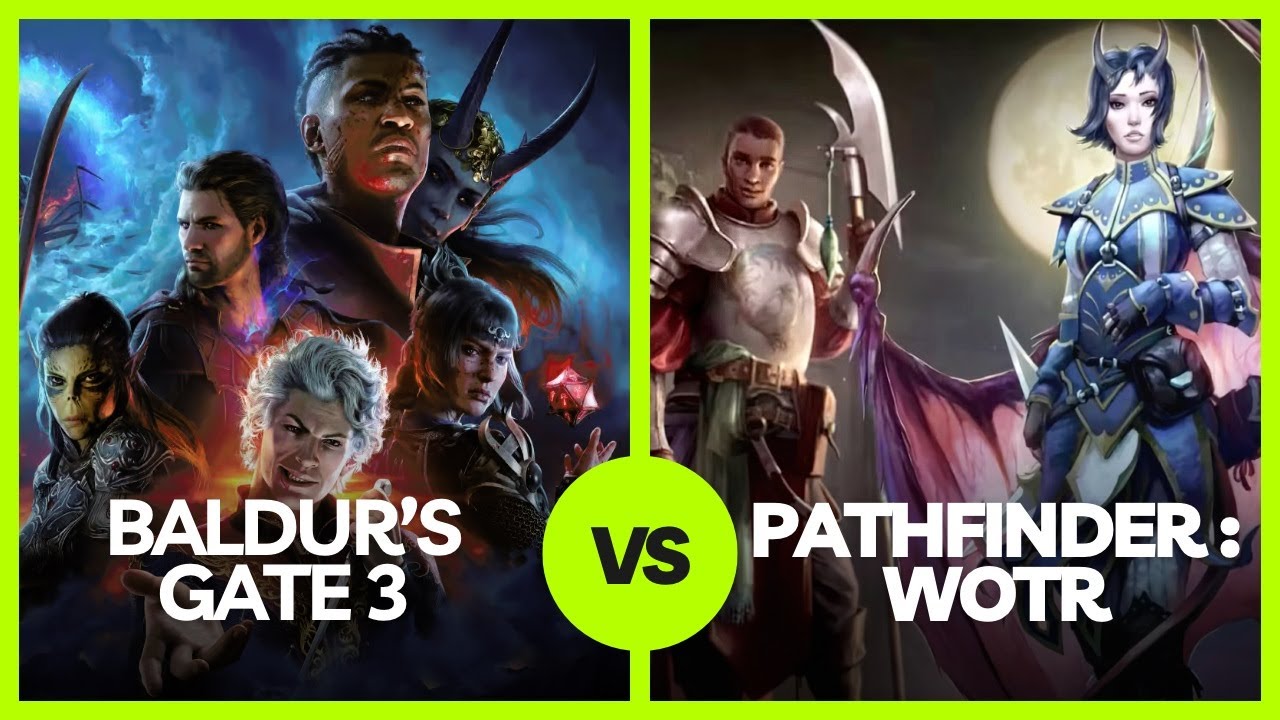 Baldurs Gate 3 vs Pathfinder : Wrath of the Righeous !