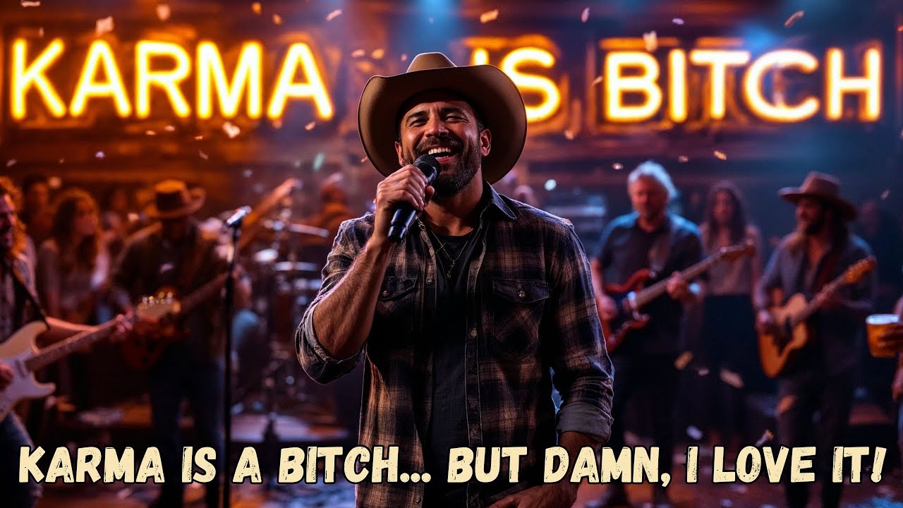 KARMA IS A BITCH (BUT I LOVE IT) - Modern, Fun, Country Rock, you will love to sing.