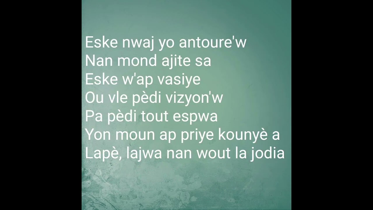 Yon moun entèsede pou ou, Jezi ap priye pou ou  ( Corps de Christ  )