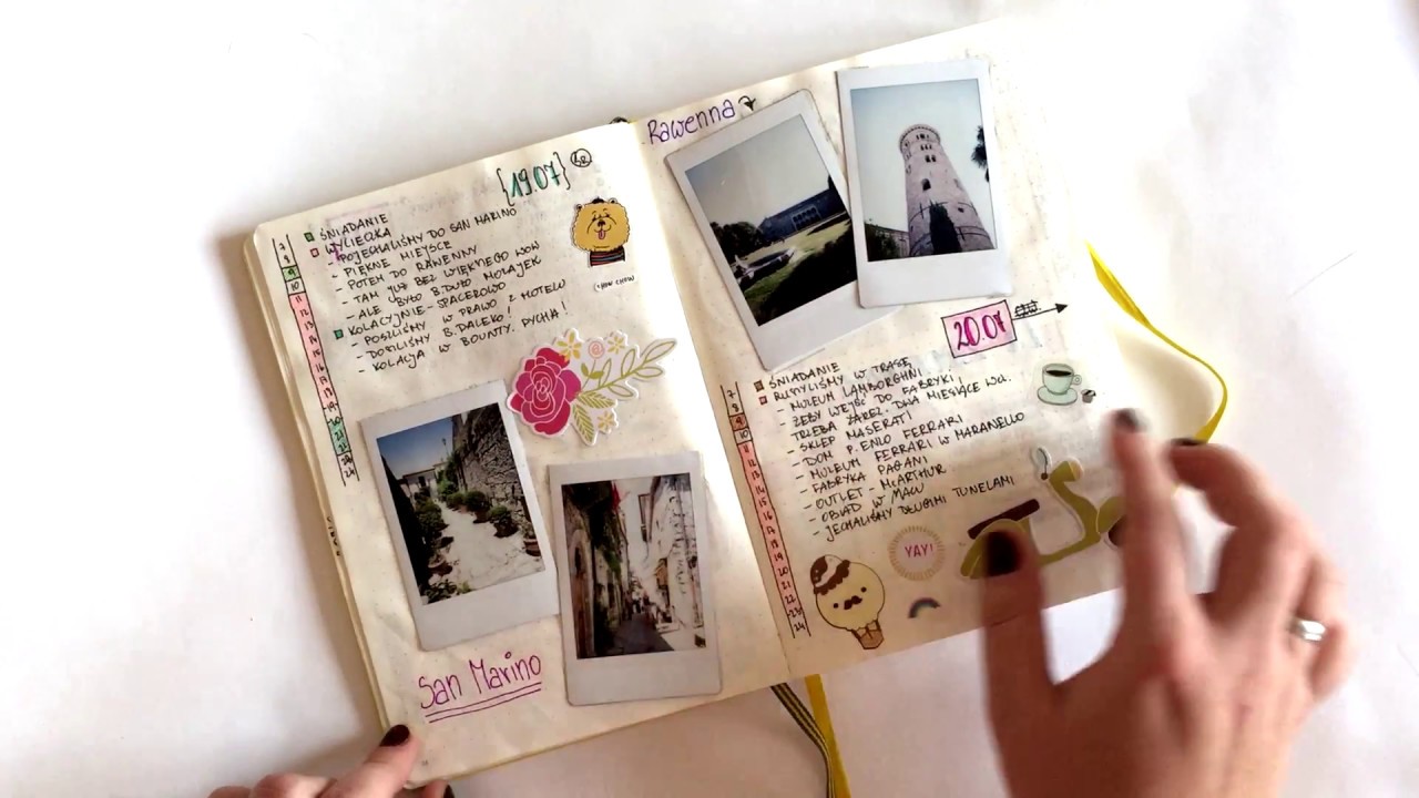 Bullet Journal - wakacyjne wspomnienia