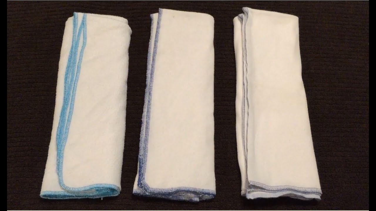 Orange Diaper Co. vs. Fruit of the Womb vs. Sweet Iris Bamboo Terry Flat Comparison Review