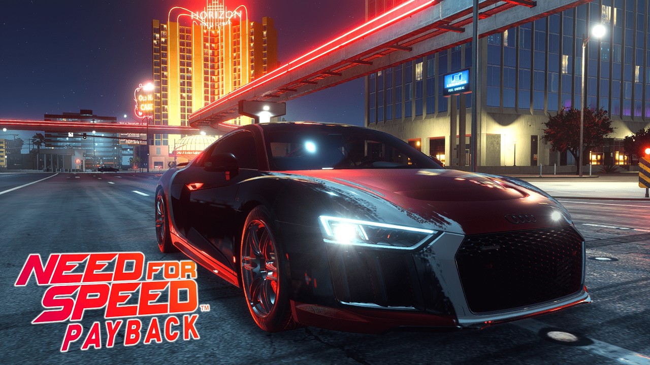 NFS PAYBACK - Outlaws Rush with Darius Wrap Audi R8 V10 (No Commentary)