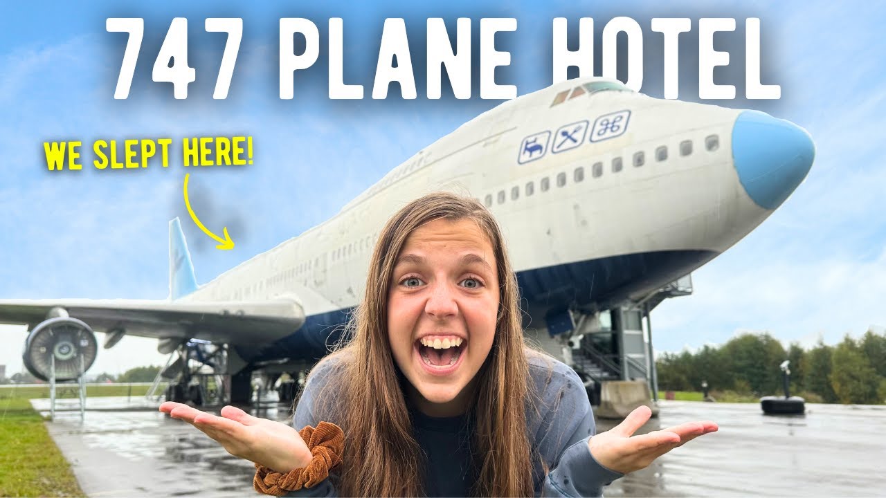 Sleeping in a BOEING 747 HOTEL!!! 🇸🇪