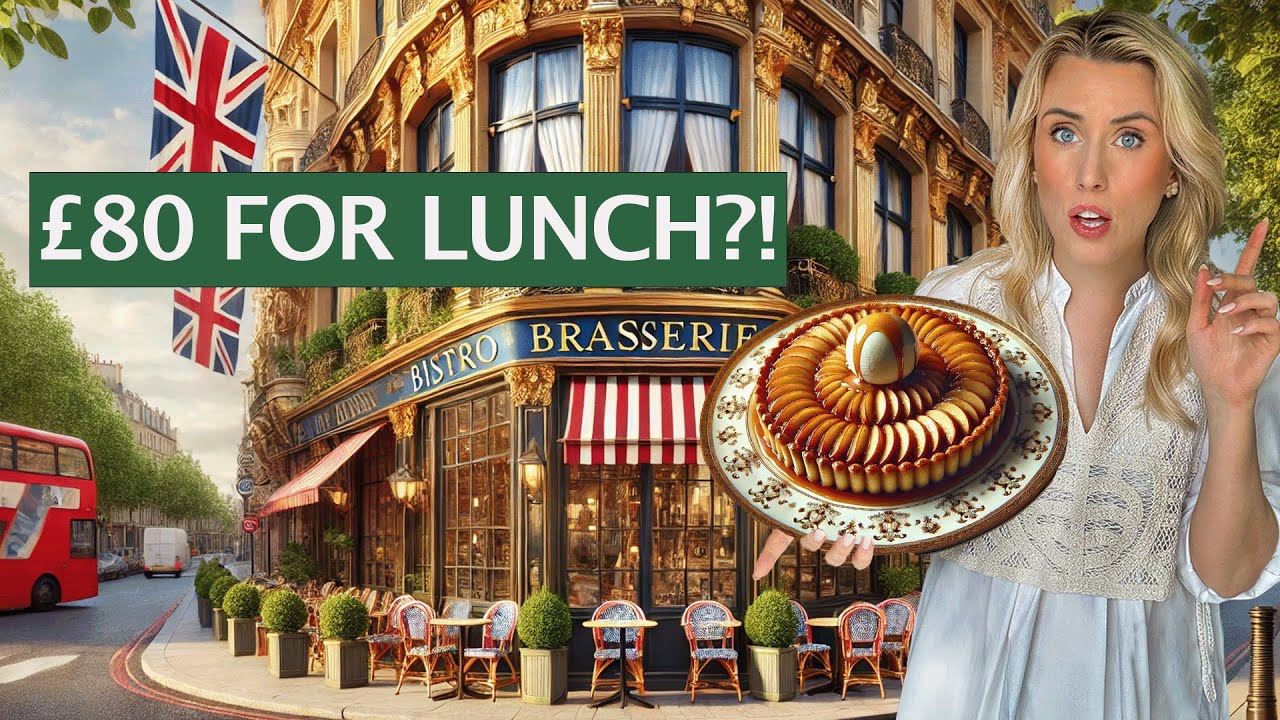 Trying The SUPER POSH FRENCH Food Taking Over London..