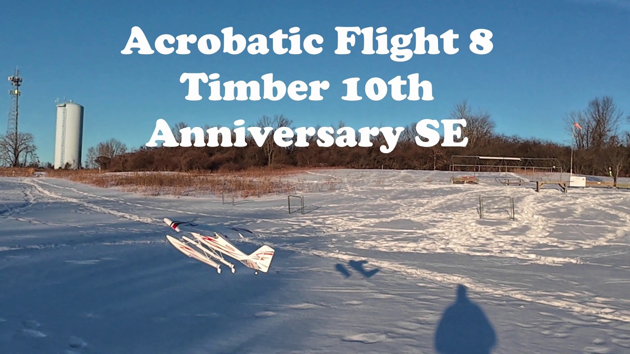 Еще один великолепный, пилотажный полет на самолете AS3X+ с Timber 10th Anniversary SE - полет 8.