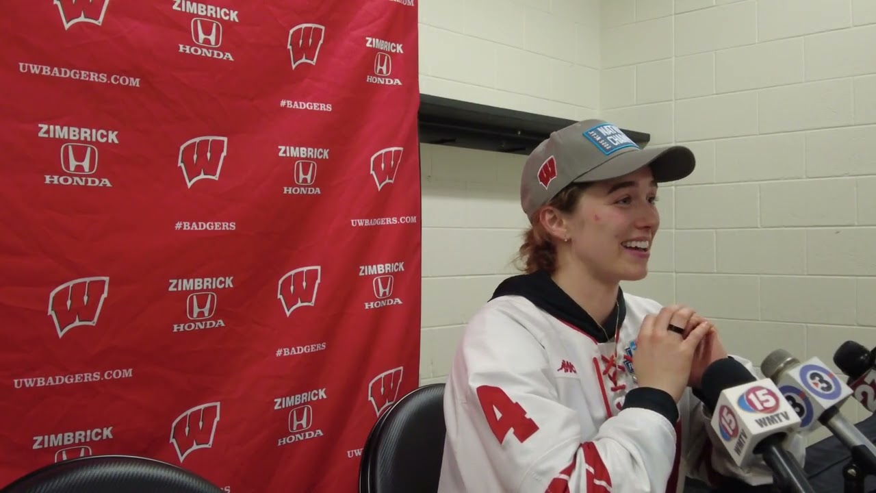 VAULT: Wisconsin women's hockey 2025 national championship | Fan celebration media availability