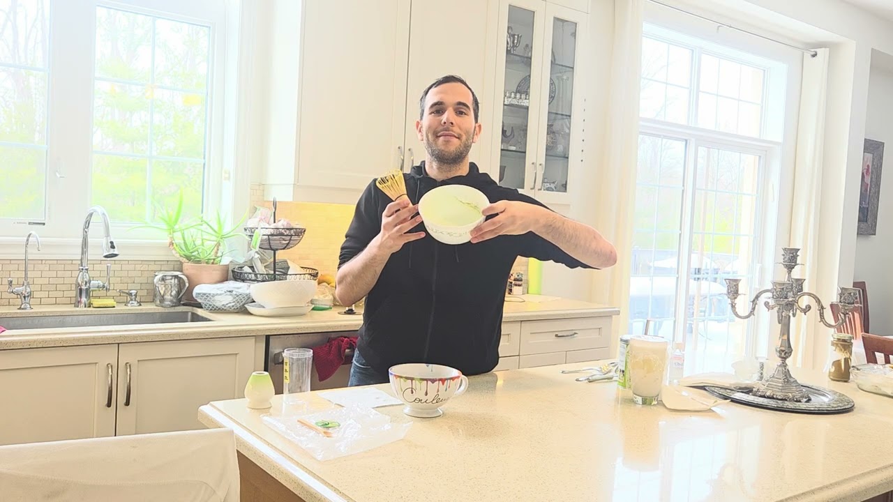 My Demo of Making Matcha Latte and my explanation ofnhow to make Matcha Latte with Almond Milk!