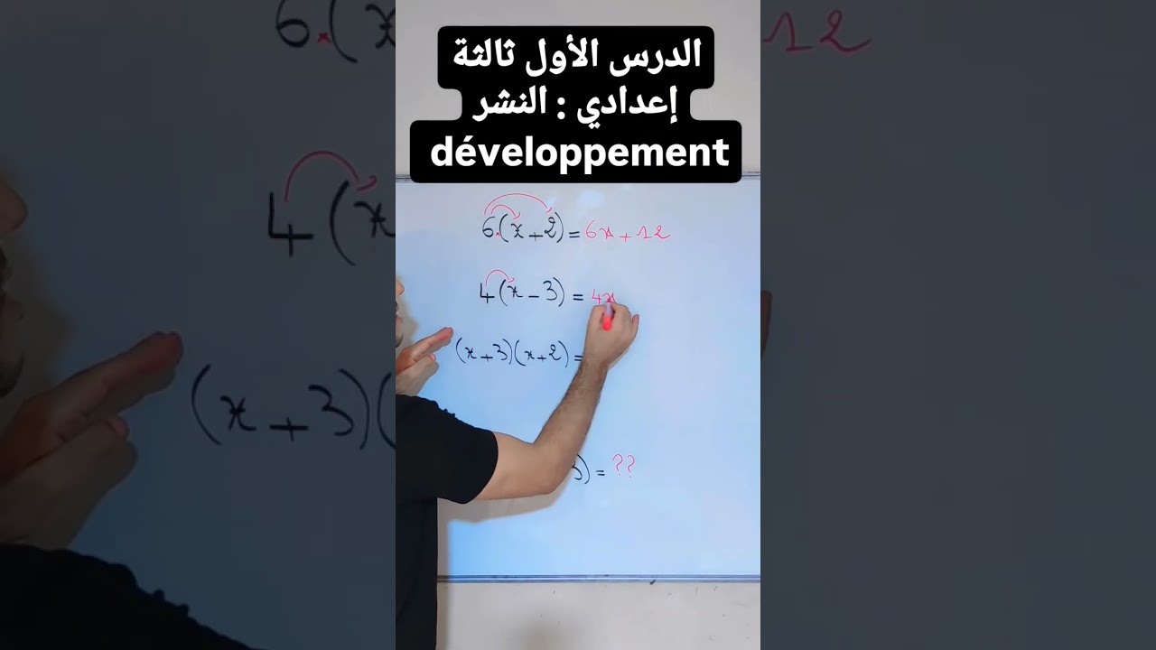 الدرس الاول ثالثة إعدادي : النشر d&eacute;veloppement