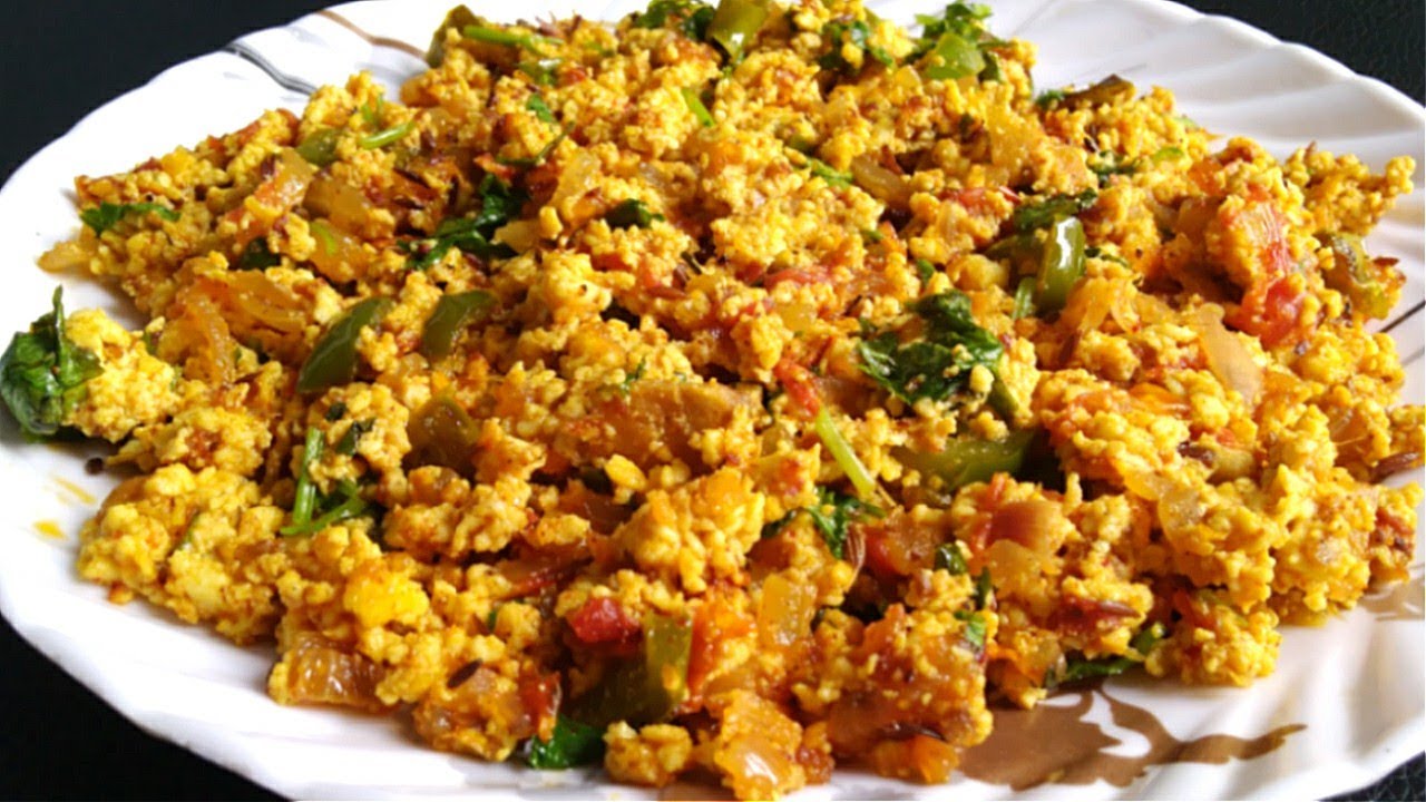 रेस्टोरेंट जैसी पनीर भुर्जी घर पर बनाने का आसान तरीका Restaurant style Paneer Bhurji recipe