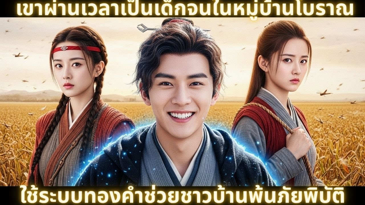 🚀 เขาผ่านเวลาเป็นเด็กจนในหมู่บ้านโบราณ ใช้ระบบทองคำช่วยชาวบ้านพ้นภัยพิบัติ #สปอยซีรีส์ #ระบบ