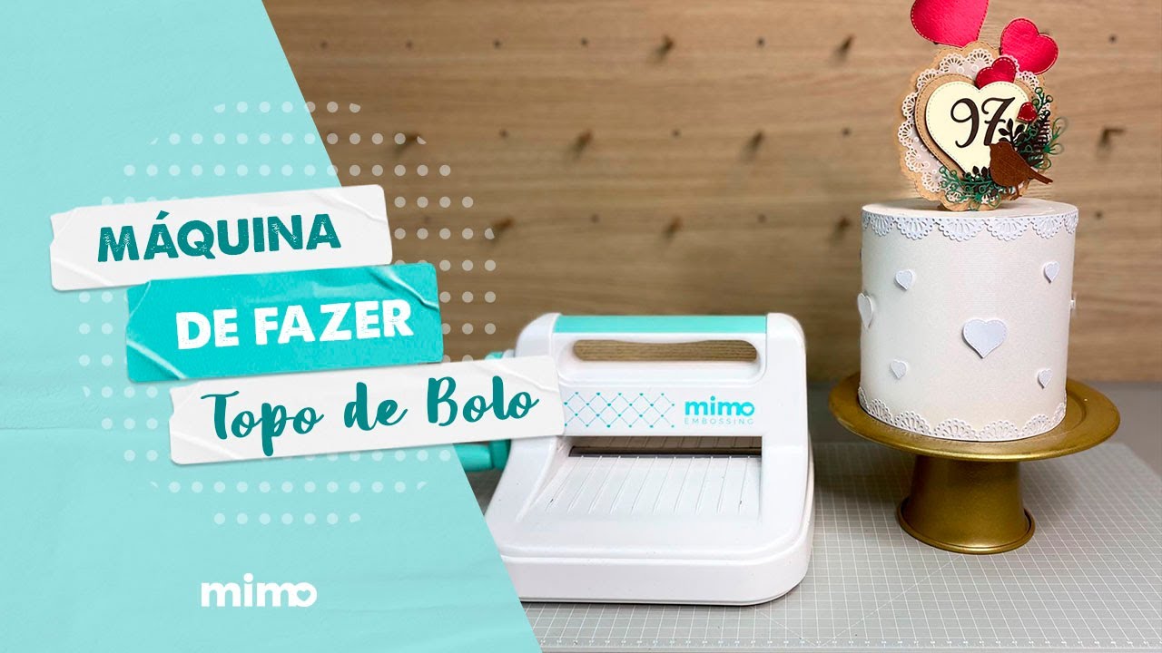 Máquina de Fazer Topo de Bolo - Live Mimo Crafts