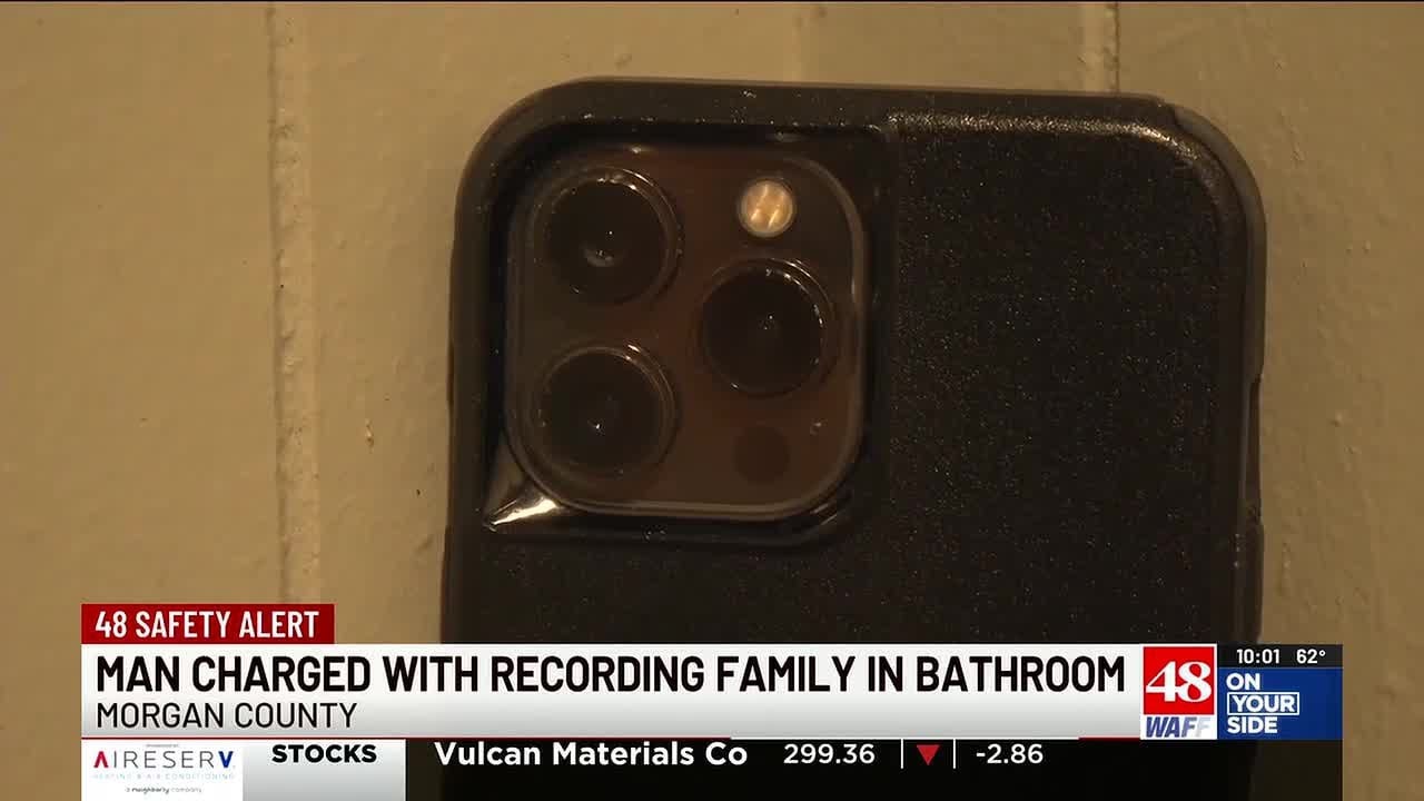 Man arrested after allegedly hiding camera in Morgan County business