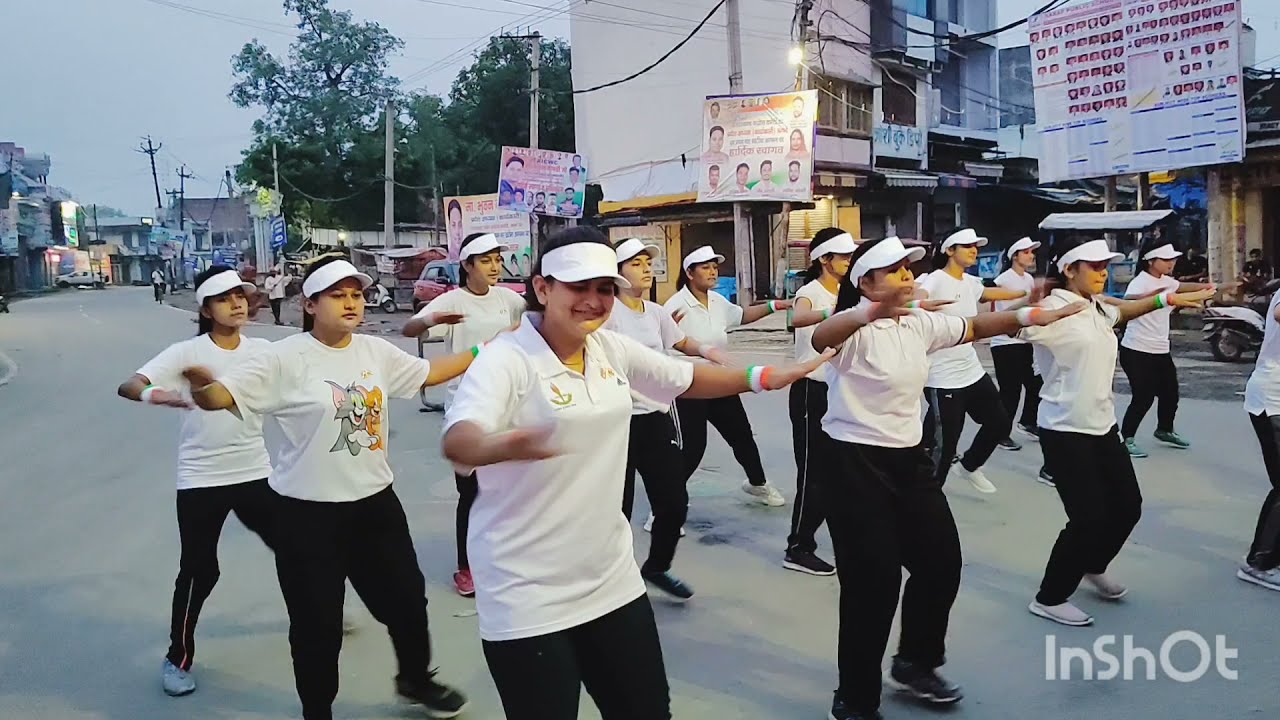 Aerobic Exercise By Girls 😊 On the Occasion of 75th Independence Day (15 August)