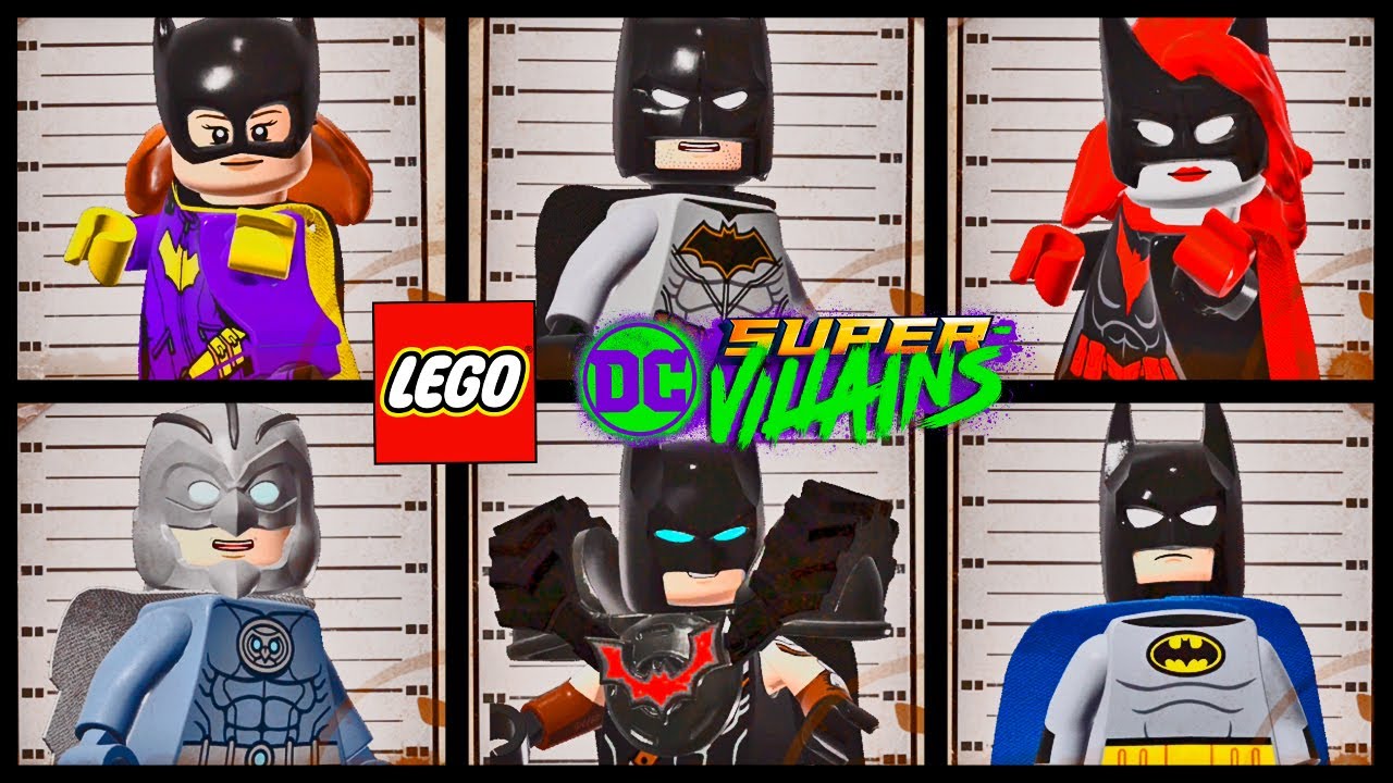 LEGO DC Super Villains TODOS OS PERSONAGENS BATMAN